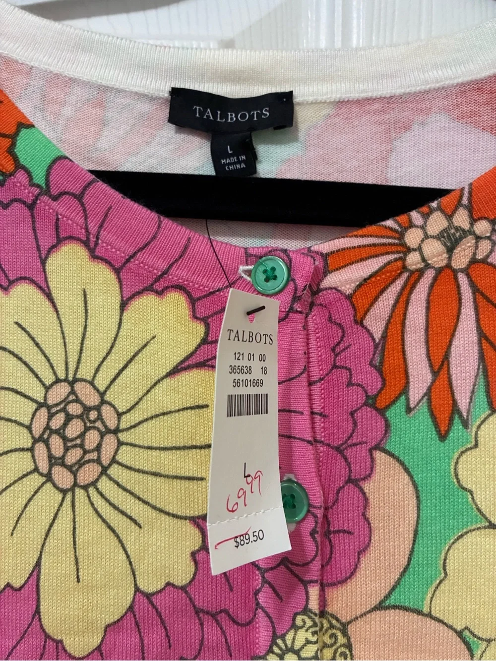Talbots lightweight floral